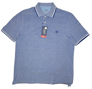 Chaps #11691 NEW Men's Natural Stretch Birdseye Solid Pique Polo Shirt - Picture 1 of 1