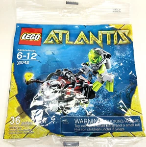Lego Atlantis 2010 Set 30042 Mini Sub Polybag Unopened w/ Minifigure - Picture 1 of 5