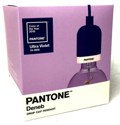 Lámpara colgante Pantone Deneb Drop Cap - púrpura Foto 1 de 3