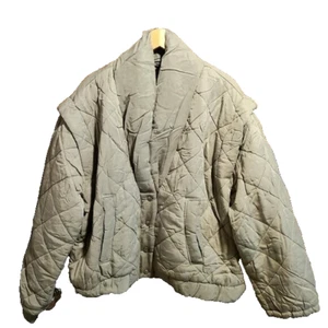 NWT BLANK NYC QUILTED JACKET POCKETS SALTED LIME HARD TO FIND SIZE 1X - Picture 1 of 5