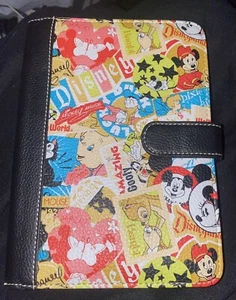 Disney Parks iPad Mini / Kindle Tablet Case Classic Vintage Disneyland Print New - Picture 1 of 3