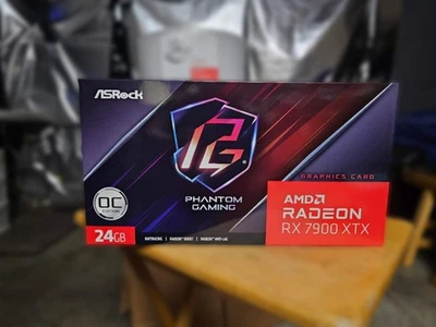 ASRock AMD Radeon RX 7900 XTX Phantom Gaming OC 24GB GDDR6 Graphics Card - Image 1 of 2