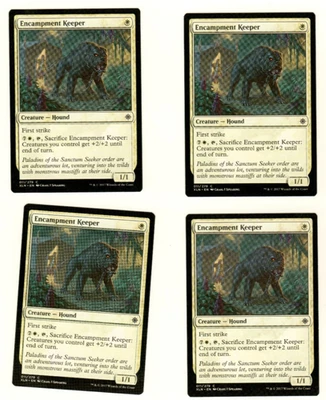 Set Of 4 Encampment Keeper Ixalan 11/279 Common Magic the Gathering MTG Card - Image 1 of 4