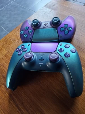 PlayStation 5 DualSense Wireless Controller - Chroma Indigo Teal Hybrid Jokers  - Image 1 of 4