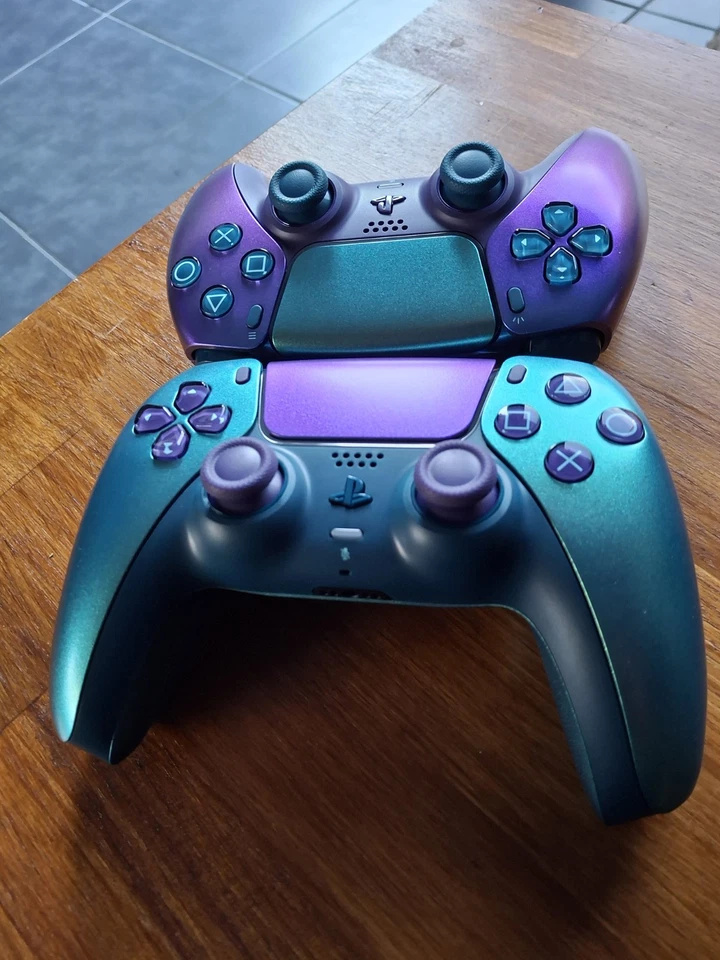 PlayStation 5 DualSense Wireless Controller - Chroma Indigo Teal Hybrid Jokers  - Image 1 of 4