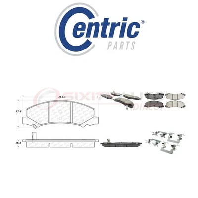 Centric Fleet Disc Brake Pads w Hardware for 2014 Chevrolet Impala 2.4L 2.5L xn Foto 1 de 4