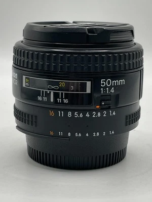 NIKON AF 50mm 1:1.4 LENS - NIKKOR A F 50 mm f/1.4 - Image 1 of 4