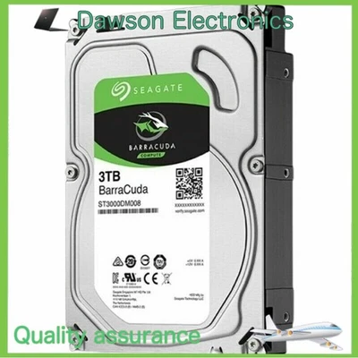 ST3000DM008 Seagate BarraCuda Internal 3 TB 3.5" Hard Drive 7200RPM SATA 6Gb 64M - Image 1 of 2