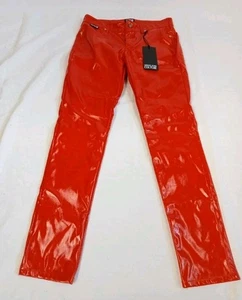 Versace Jeans Couture Damen Lederhose Lederoptik Leather Pants - Bild 1 von 5
