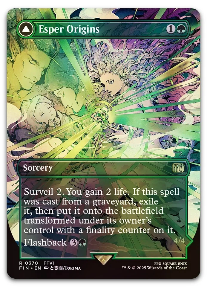 Esper Origins (Borderless) #370 (Foil) (NM) Final Fantasy FIN Magic MTG - Image 1 of 1