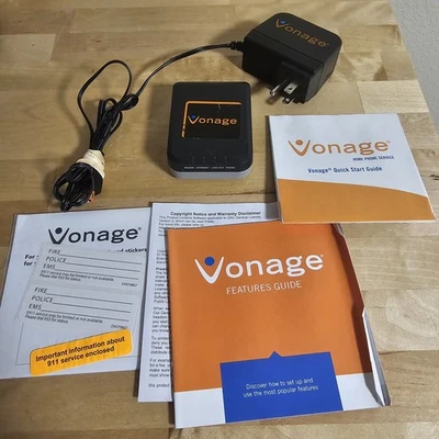 Vonage VoIP Telephone Adapter Model HT701 Grandstream Read Description  - Image 1 of 4