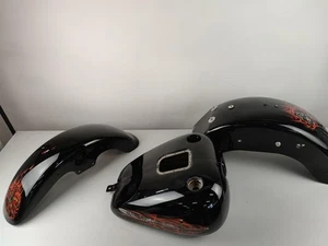 Harley-Davidson Softail Fat Boy Lacksatz/ Kraftstofftank/ Front-& Heckfender Cus - Bild 1 von 20