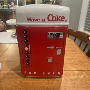 VINTAGE COCA-COLA  COKE MACHINE COOKIE JAR - Picture 1 of 4