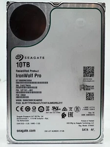 Disque dur interne Seagate IronWolf Pro 10 To 3,5" HDD ST10000NE0004 256 Mo SATA3 - Photo 1/4