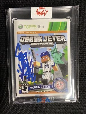 2021 Topps Project 70~2011 Derek Jeter #622~ By Ermsy Artist Auto W Companion - Image 1 of 4