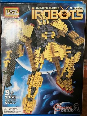 LOZ 3D Building Blocks iRobots Toy 9353 595 pcs Ages 9+ D Series Diamond Blocks - Image 1 of 3