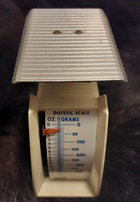 Винтажные кухонные диетические пищевые весы Hanson 16 унций / 500 граммов - Изображение 1 из 4