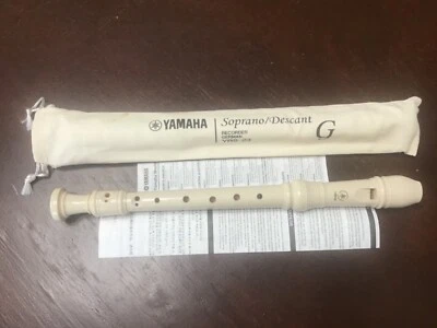 Yamaha YRS-23 Soprano Recorder, German Fingering, Natural FREE SHIPPING! - Image 1 of 4