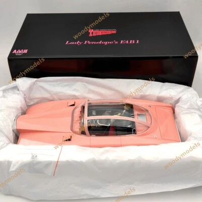 RARE AMIE 1:18 Rolls Royce Lady Penelope's Thunderbirds FAB 1 Resin Models Car - Image 1 of 4