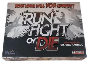 Run Fight or Die Zombie Board Game (Grey Fox) Survival Strategy Ages 14+ Sealed - Picture 1 of 6