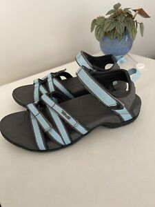 TEVA Womens Tirra Blue Sandals US 9 Eur 40 As New