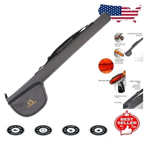 Complete Fly Rod Protection Bag for 9FT 2-Piece - Soft Lining & Extra Storage - Picture 1 of 8