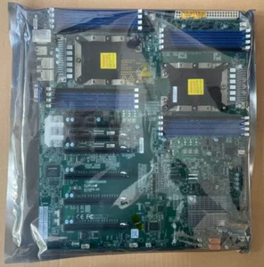 Supermicro X11DPG-QT Intel C621 chipset 2x Socket P/LGA-3647 Server Motherboard - Picture 1 of 4