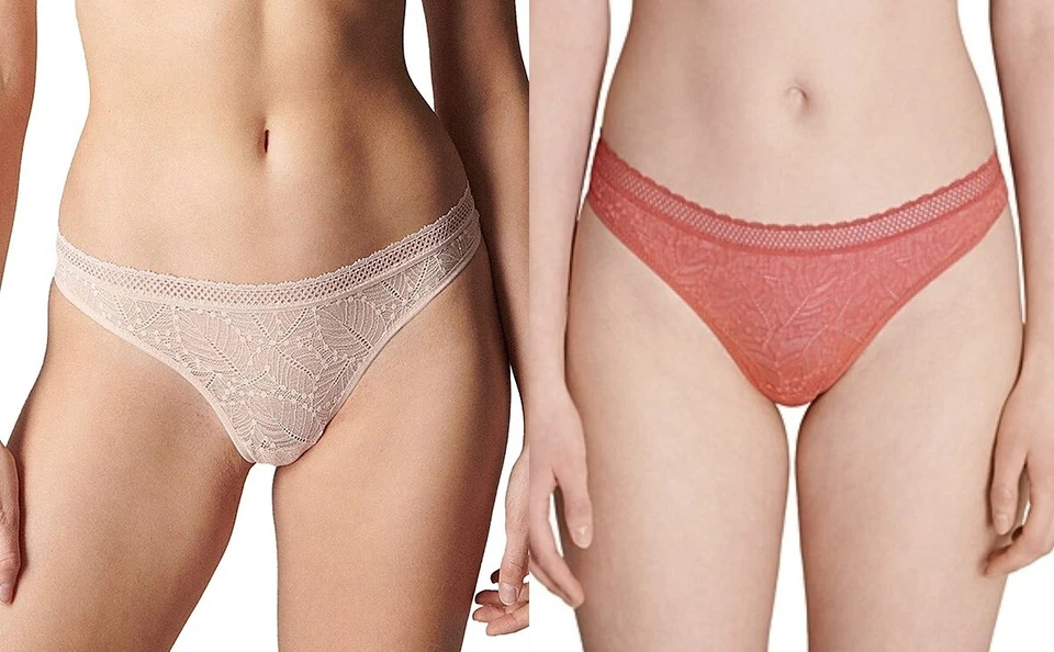 Кружевные стринги Simone Perele Comete Feather & Fan 12S710 - Изображение 1 из 1