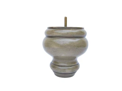 NEW DIMENSION FURNITURE 5 Inch Tall Wood Furniture Bun Feet- Set of 4