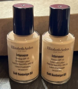 2 Elizabeth Arden Intervene Make-up Foundation ~ Soft Sunbeige 03 ~ je 1 Unze - Bild 1 von 2