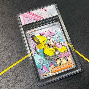 Iono 254/193 - Paldea Evolved - SIN TARJETA - Etiqueta + Estuche de exhibición de losa solamente - Imagen 1 de 4