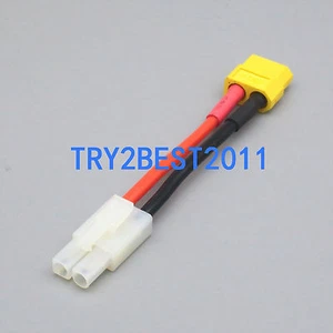 RC XT60 Female To TAMIYA Male Charger Adapter Lead Car Boat Lipo Battery NIMH - Picture 1 of 1