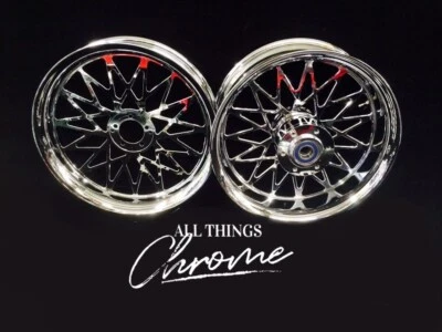 HAYABUSA 240 FAT TIRE CHROME BANDIT WHEELS 1999-2007 SUZUKI HAYABUSA Foto 1 de 4