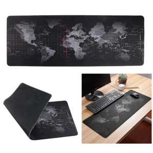 Large Non-Slip Foldable Laptop Computer Gaming Keyboard World Map Mouse Desk Pad - Photo 1/12