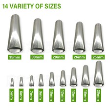 14Pcs Stainless Steel Perfect Caulking Nozzle Applicator Sealant Finishing Tool