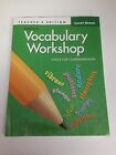 Vocabulary Workshop, Tools For Comprehension, Teacher Edition Grade 3 Lvl Green