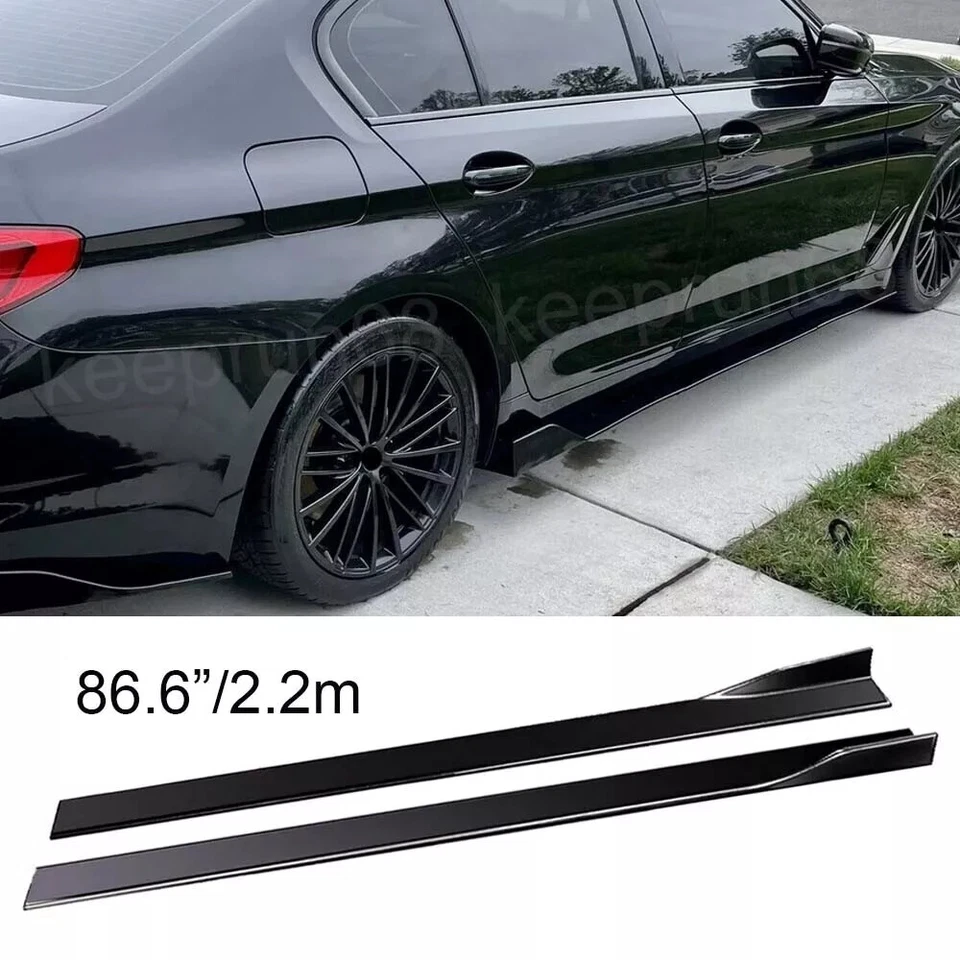 For BMW 5 Series G30 G31 540i 2017-23 Extension Side Skirt Rocker Lip Splitter - Изображение 1 из 4