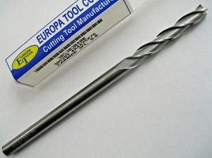 4mm CARBIDE LONG SERIES END MILL SLOT DRILL 3 FLUTED EUROPA TOOL 3053030400 P235 - Picture 1 of 6