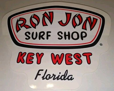 NEW Ron Jon Surf Shop KEY WEST FL Sticker Decal