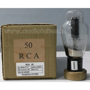50 RCA Radiotron Elektronenröhre schwarz Basis Made in U.S.A Amplitrex getestet #908006 - Bild 1 von 12