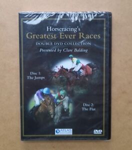 Horse Racing's Greatest Ever Races - The Jumps / Flat - Clare Balding - New DVD
