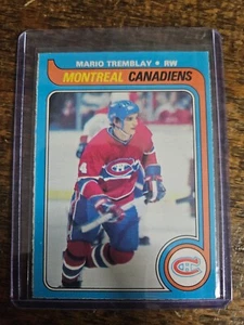 1979-80 O-PEE-CHEE #123 MARIO TREMBLAY MONTREAL CANADIENS B - Picture 1 of 2