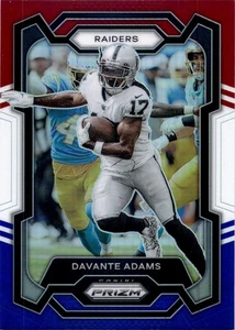 2023 Panini Prizm - Davante Adams #174 Red White & Blue Prizm  - Picture 1 of 2