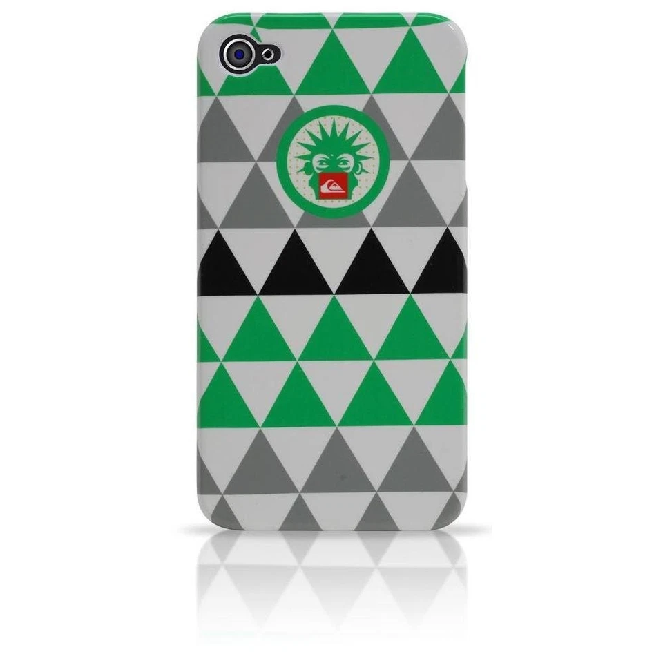 Quiksilver Rubber Triangle Cover for Apple iPhone 4/4S - Green - Image 1 of 1