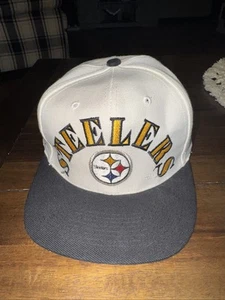 Vintage Pittsburgh Steelers 4 Time Super Bowl Champions Annco Snapback Cap Hat - Picture 1 of 20