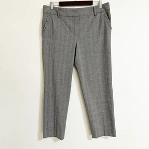 Talbots Glen karierte Knöchelhose mit Rüschen und Tasche grau Größe 14 - Bild 1 von 7