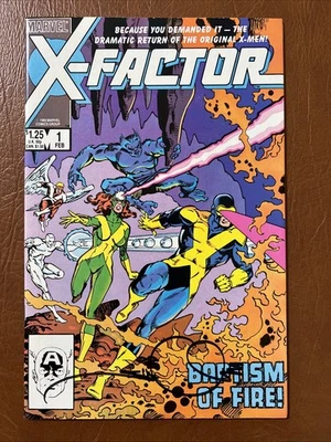 X-Factor #1 KEY Auto Walt Simonson No COA: VF to VF/NM, Marvel 1986 $7 Ship - Image 1 of 4