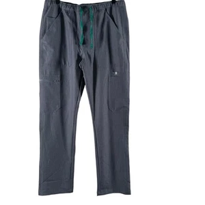NUEVO Pantalones de Carga Fig Para Hombres Cairo Gris Grafito Médico Exfoliantes Pierna Recta Med - Imagen 1 de 8