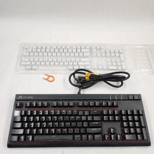 Corsair STRAFE Wired Mechanical Gaming Keyboard Cherry MX Red Extra Keycaps - Picture 1 of 14