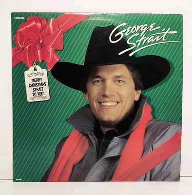 GEORGE STRAIT - Merry Christmas Strait To You. 1986 (MCA-5800) Vintage  - Image 1 of 4
